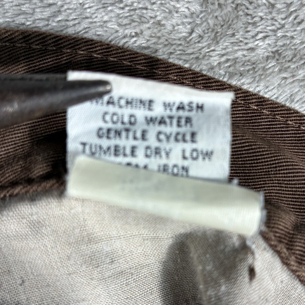 VTG Pulp‎ Pants Womens Sz 12 brown 100% Junlon Made In USA Polynosic - Picture 9 of 15